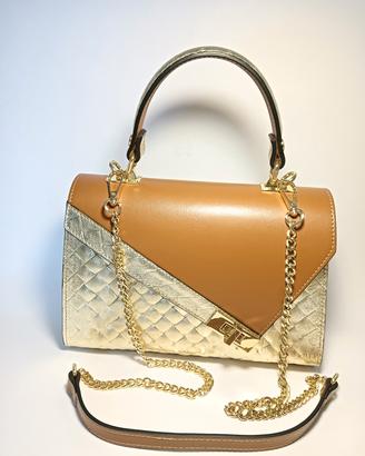 Borsa a Mano "Golden Hour" in Vera Pelle | Edizion