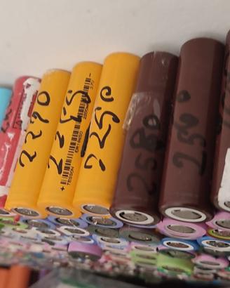 batterie 18650 DI RECUPERO