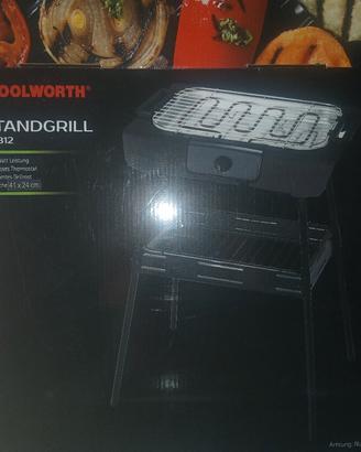 Grill elettrico con piedistallo