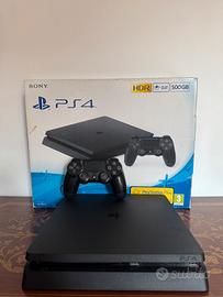 Ps4 500 gb + 1 joystick + 2 giochi + Scatola