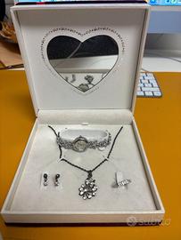 Set Vintage "Fancy"-Orologio e Gioielli con Strass