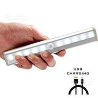 Lampada luce Notturna a LED Ricaricabile armadio