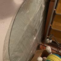 Tavolo di vetro scavolini da 1metro diametro