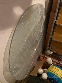 Tavolo di vetro scavolini da 1metro diametro