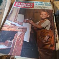 Vecchie riviste di " Famiglia Cristiana " anni 60.
