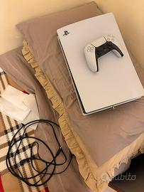 Ps5 usata con dualsense vicino