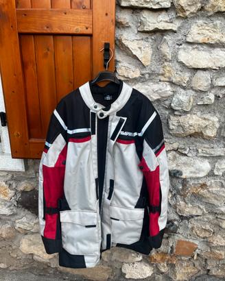 Giacca da moto taglia L  + pantaloni taglia 50