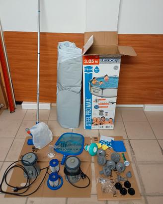 PISCINA BESTWAY 3.05M e ACCESSORI 