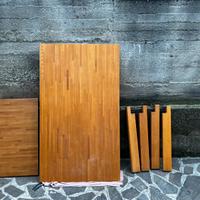 Tavolo in legno massello 140x80 allungabile 190x80