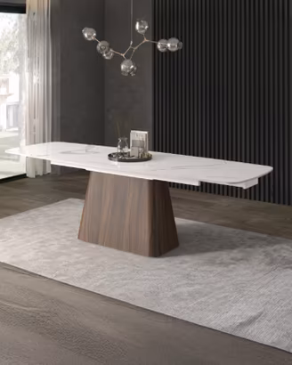 Nuovo tavolo allungabile in ceramica di design