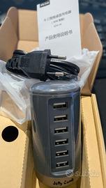 3 Caricatori usb multiplo - 6 porte charger usb