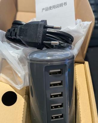 3 Caricatori usb multiplo - 6 porte charger usb