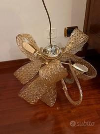 lampadario in vetro di Murano, pari a nuovo