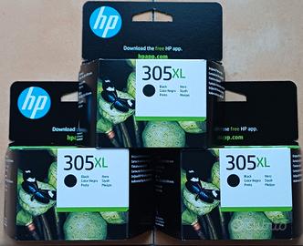 N.3 CARTUCCE HP 305XL NERO ORIGINALI ***NUOVE***
