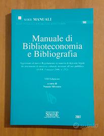 Manuale di Biblioteconomia e Bibliografia
