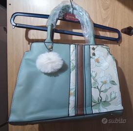 set borsa grande, piccola e portacarte