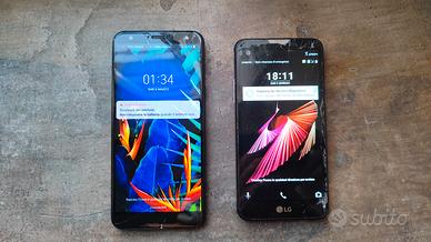 2 Smartphone LG K40 + LG X Screen Funzionanti 