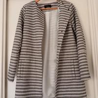 Cappotto primavera/autunno a righe Only XS
