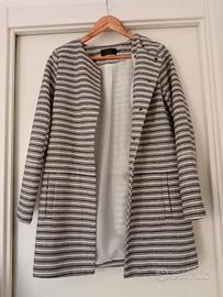 Cappotto primavera/autunno a righe Only XS