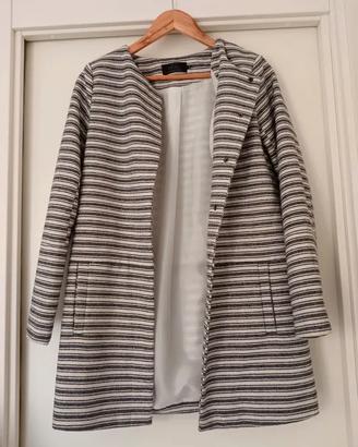 Cappotto primavera/autunno a righe Only XS