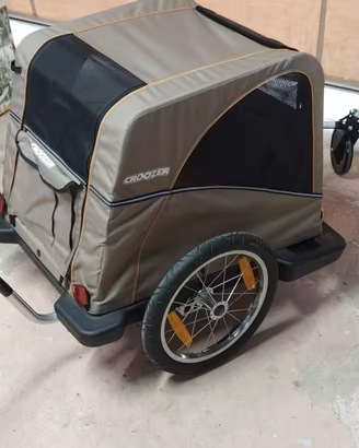 TRASPORTINO CANI PER BICI/CROOZER