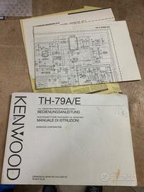 Libretto originale kenwood TH79