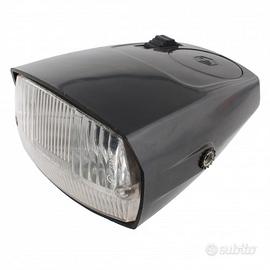 Faro anteriore nero per Piaggio Ciao Lusso