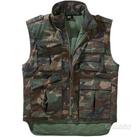 Gilet mimetico caccia/pesca/softair T. 4XL - NUOVO