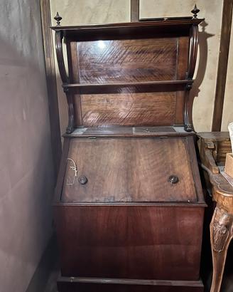 Mobile legno porta carbone + mobiletto bagno in le