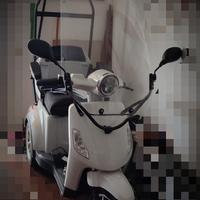 Scooter anziani 3 ruote/parabrezza/tettuccio 