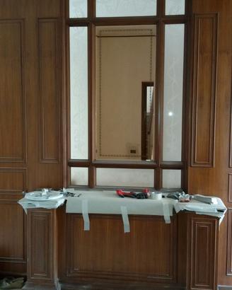 Mobile da arredo legno e vetro