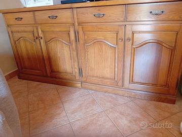 soggiorno rustico/classico  in rovere