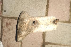 supporto in alluminio ammortizzatore posteriore ve