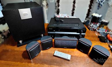 Impianto Pioneer 5.1 Ampli+Casse+Sub+ telecomando.