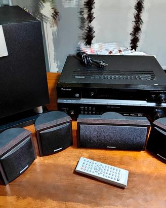 Impianto Pioneer 5.1 Ampli+Casse+Sub+ telecomando.