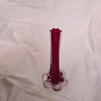 vaso fiori in vetro di murano 