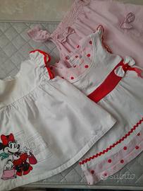 Vestitini estivi per bambine di 6-9 mesi 