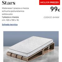 Materasso piazza e mezzo+Arredo+Vario