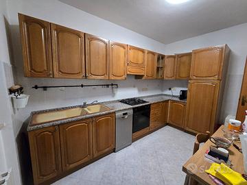 Cucina componibile ante massello rovere 