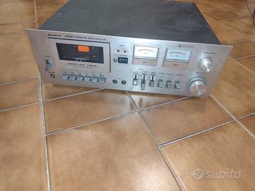 SANYO PIASTRA CASSETTA DA RIPRISTINARE VINTAGE