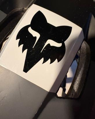 casco fox speedframe bianco nero