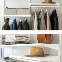 scaffali armadio a muro  ikea