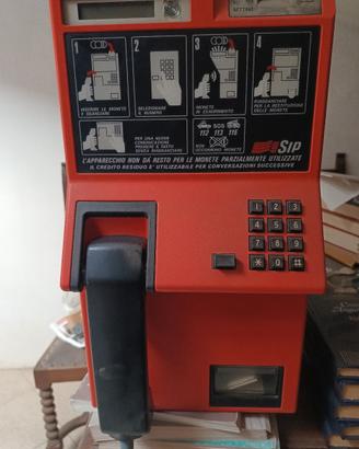 telefono pubblico a gettoni e monete modello rotor
