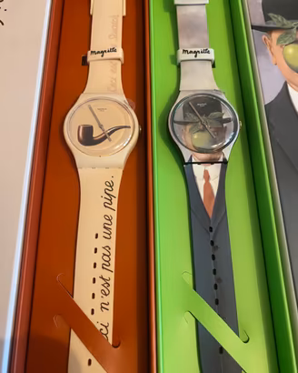 Swatch art by Renè Magrite
