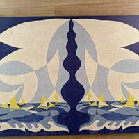 Stampa Linee forza di mare di Giacomo Balla