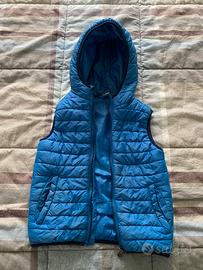 Giubbotto piumino smanicato bambino
