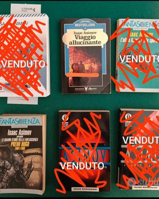 Lotto, divisibile, n. 2 libri - Isaac Asimov