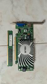 Asus ATI Radeon HD 7470/RAM Kingston 4gb dd3 