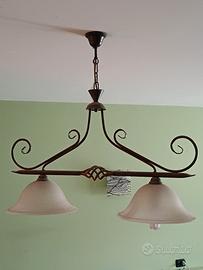 lampadari in ferro battuto cucina sala