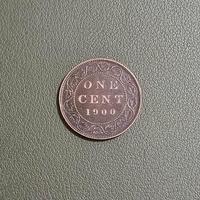 moneta 1 centesimo 1900 Canada 